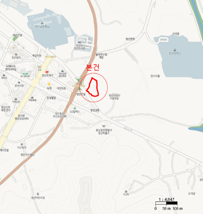 충청남도 청양군 정산면 서정리 18-11