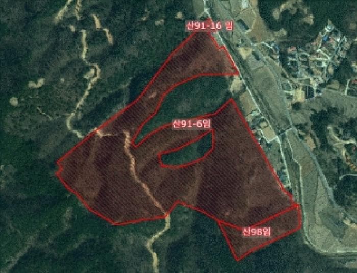 충청남도 서산시 운산면 고풍리 산91-6 외 2 필지