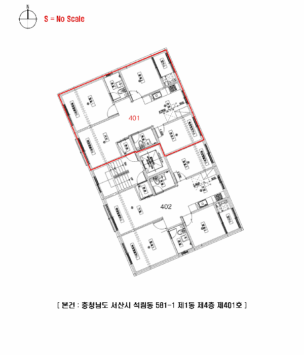 충청남도 서산시 석림동 581-1 제1동  4층401호
