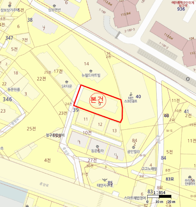 충청남도 태안군 태안읍 동문리 39-9  1층102호