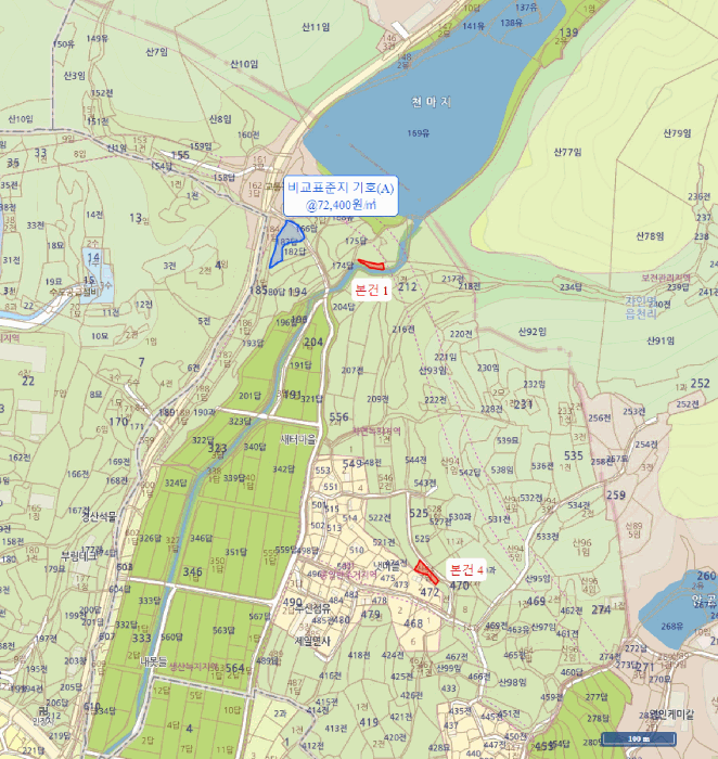 경상북도 경산시 자인면 읍천리 산83 외 1 필지