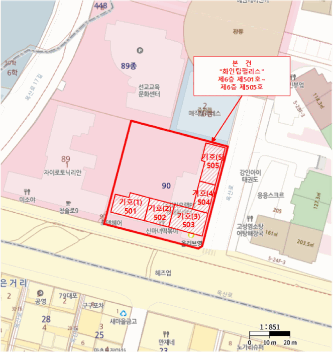 대구광역시 북구 칠성동2가 90 화인탑팰리스  6층504호 외 1개 호