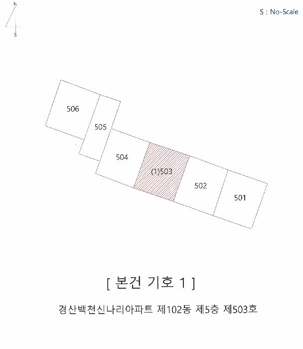 경상북도 경산시 백천동 588-1 경산백천신나리아파트 102동 5층503호