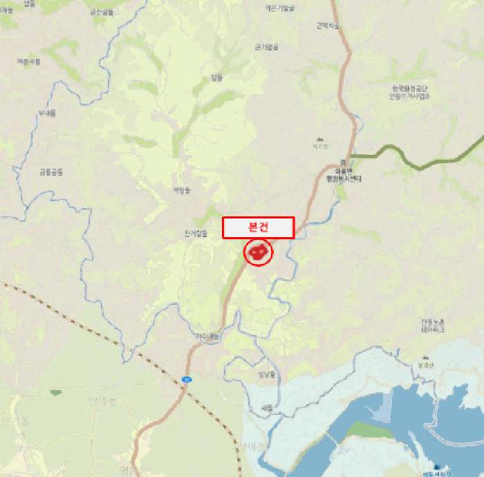 경상북도 안동시 와룡면 서지리 255-5 외 2 필지