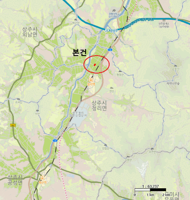 경상북도 상주시 청리면 원장리 1536-1