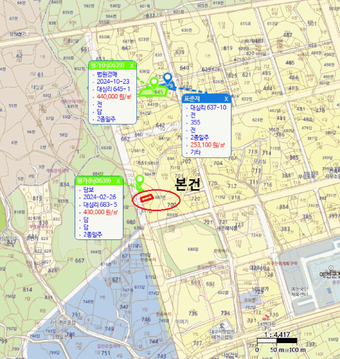 경상북도 예천군 예천읍 대심리 683-6