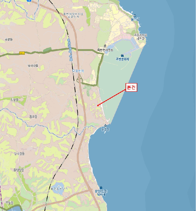 경상북도 울진군 죽변면 봉평리 184-2