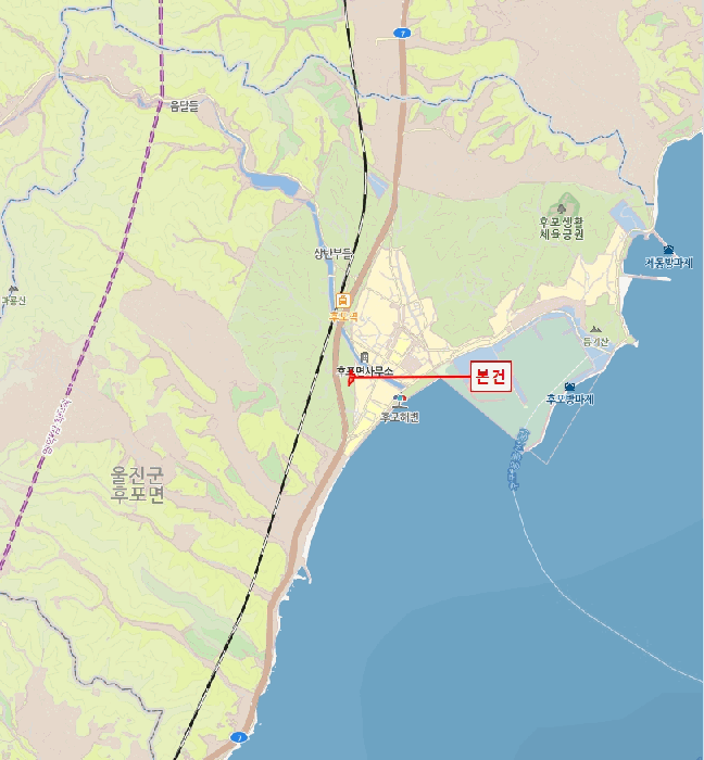 경상북도 울진군 후포면 삼율리 218 외 2 필지