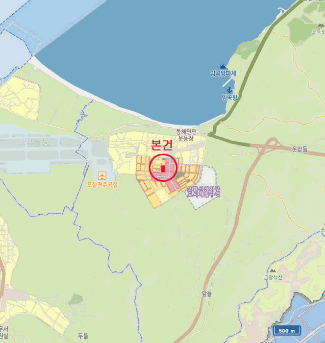 경상북도 포항시 남구 동해면 신정리 286-8 외 4 필지