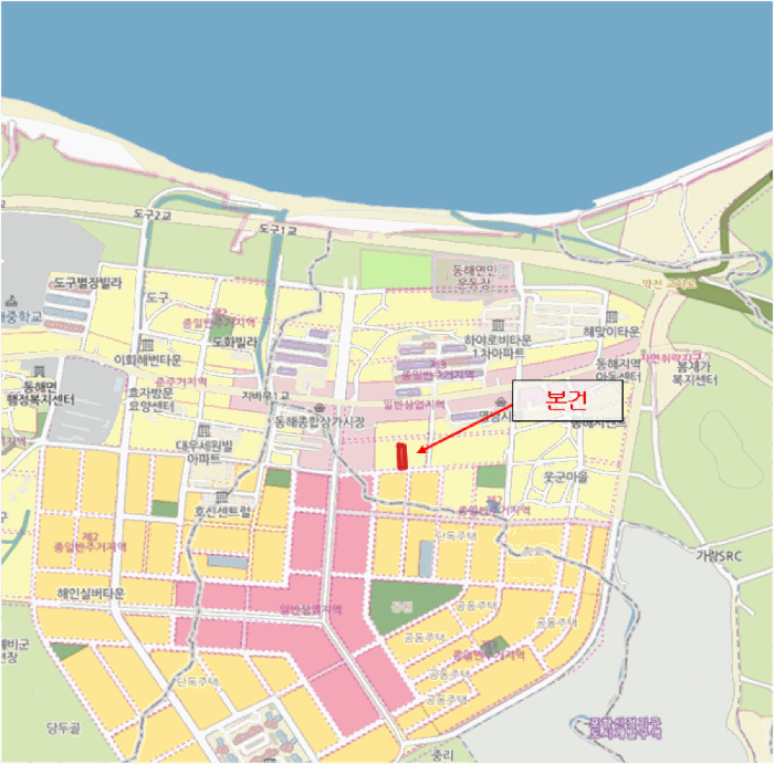 경상북도 포항시 남구 동해면 약전리 448-1