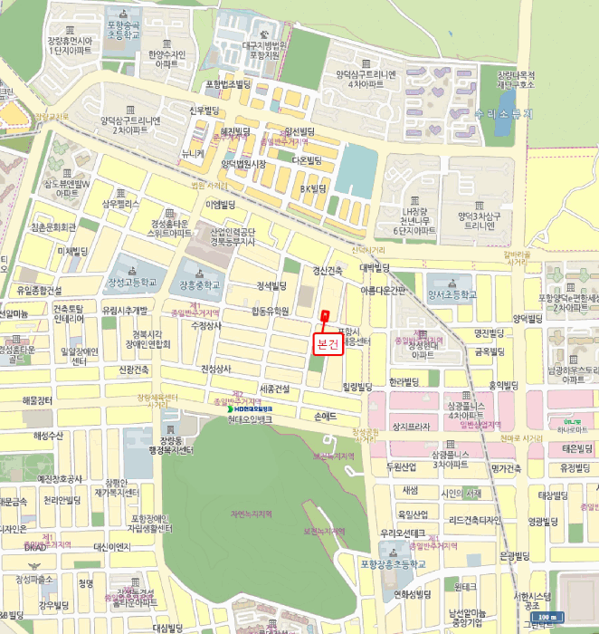 경상북도 포항시 북구 장성동 1404-14