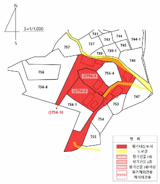 경상북도 성주군 성주읍 대흥리 756-2 외 2 필지