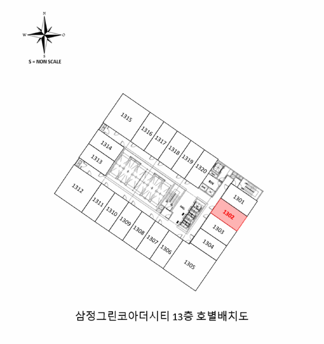부산광역시 부산진구 부전동 18 삼정그린코아더시티  13층1302호