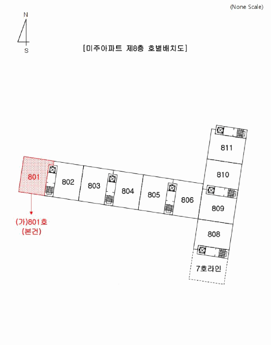 부산광역시 남구 용호동 480-2 미주아파트  8층801호