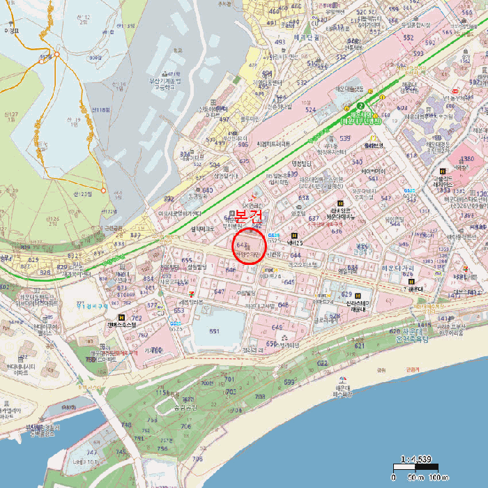 부산광역시 해운대구 우동 643-1 한양수자인마린오피스텔  17층1719호