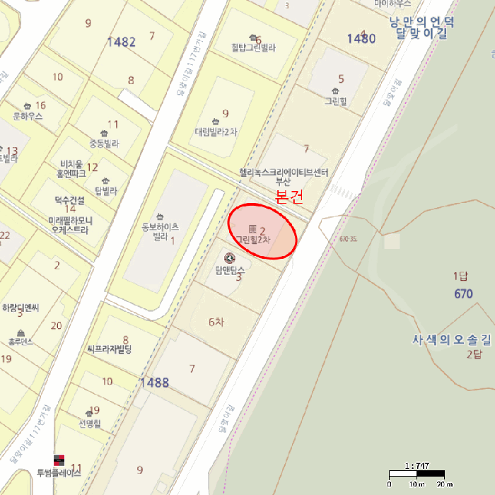 부산광역시 해운대구 중동 1488-2 그린힐2차  5층502호