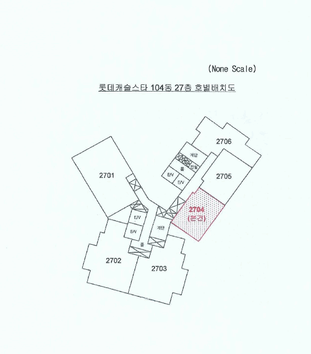 부산광역시 해운대구 중동 1839 롯데캐슬스타 104동 27층2704호