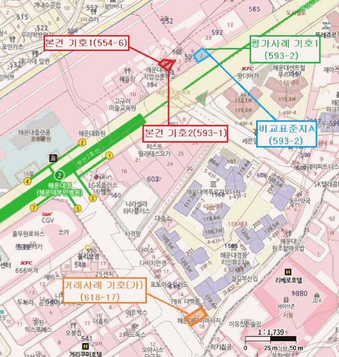 부산광역시 해운대구 우동 554-6 외 1 필지