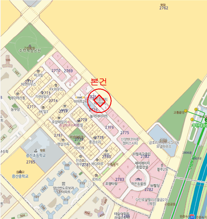경상남도 양산시 물금읍 범어리 2775-4  1층108호