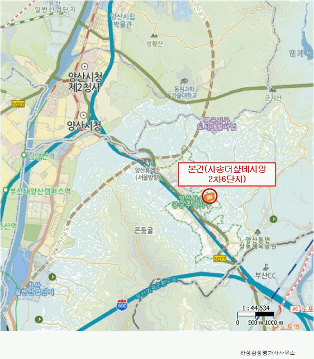 경상남도 양산시 동면 사송리 1165 사송더샵데시앙2차6단지 601동 22층2204호