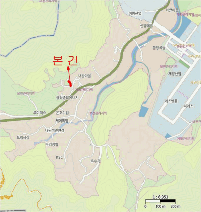 울산광역시 울주군 온양읍 내광리 603-3