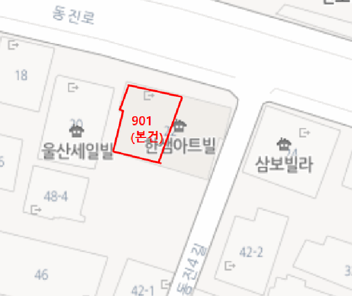울산광역시 동구 방어동 128-4 한샘아파트  9층901호