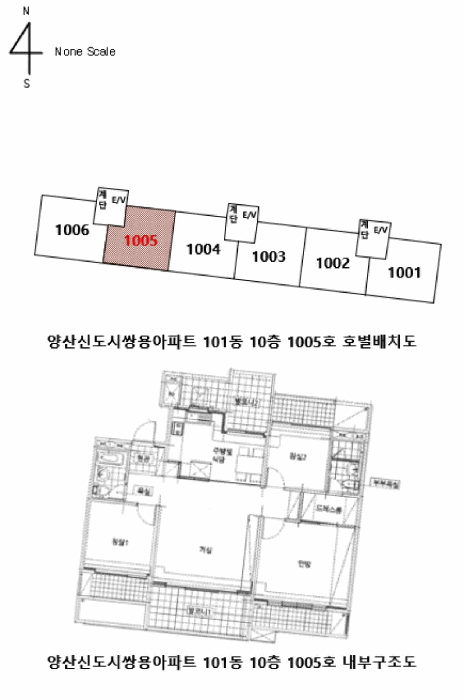 경상남도 양산시 남부동 601-1 양산신도시쌍용아파트 101동 10층1005호
