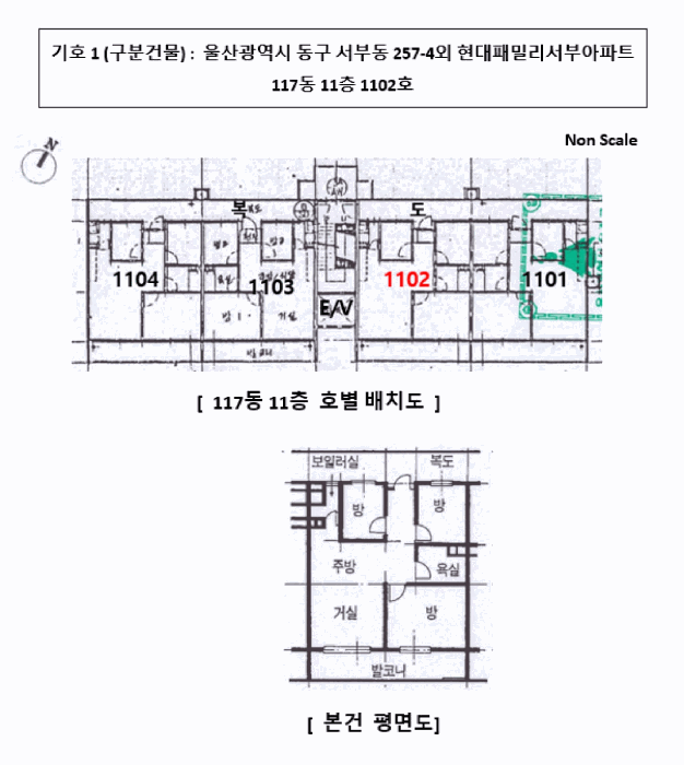 울산광역시 동구 서부동 257-4 현대패밀리서부아파트 117동 11층1102호