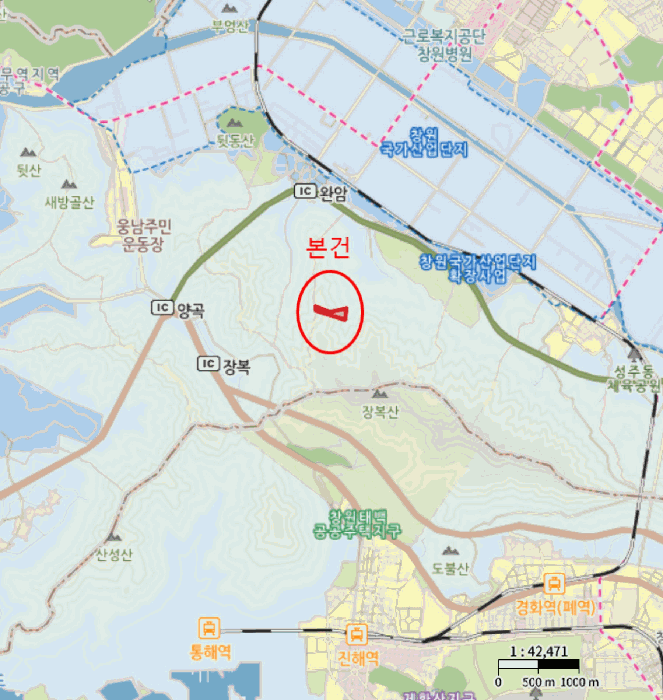 경상남도 창원시 성산구 상복동 산42