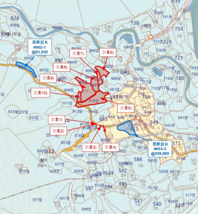 경상남도 김해시 대동면 주동리 663-4 외 3 필지