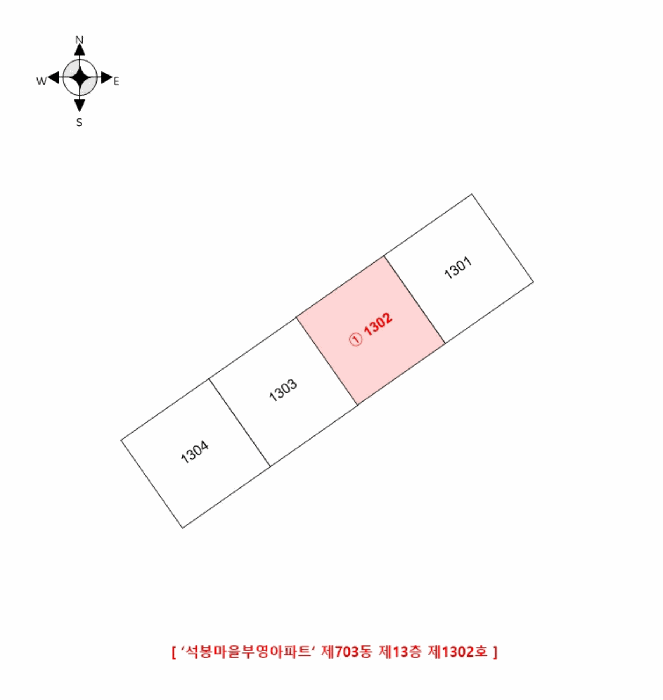 경상남도 김해시 부곡동 1165-1 석봉마을부영아파트 703동 13층1302호