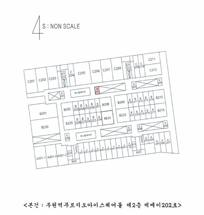 경상남도 김해시 부원동 1043 부원역푸르지오아이스퀘어몰  2층케이202호