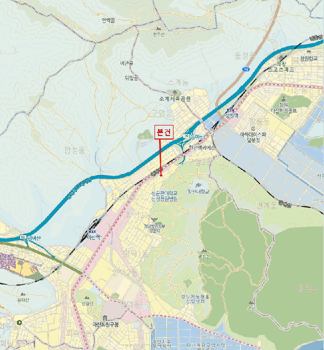 경상남도 창원시 마산회원구 구암동 22-1 삼진연립주택  지하층1호