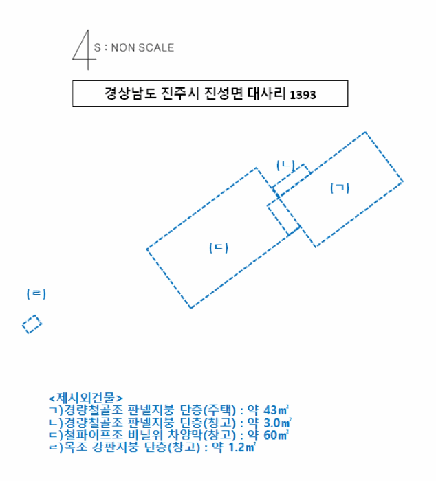 경상남도 진주시 진성면 대사리 1392 외 2 필지