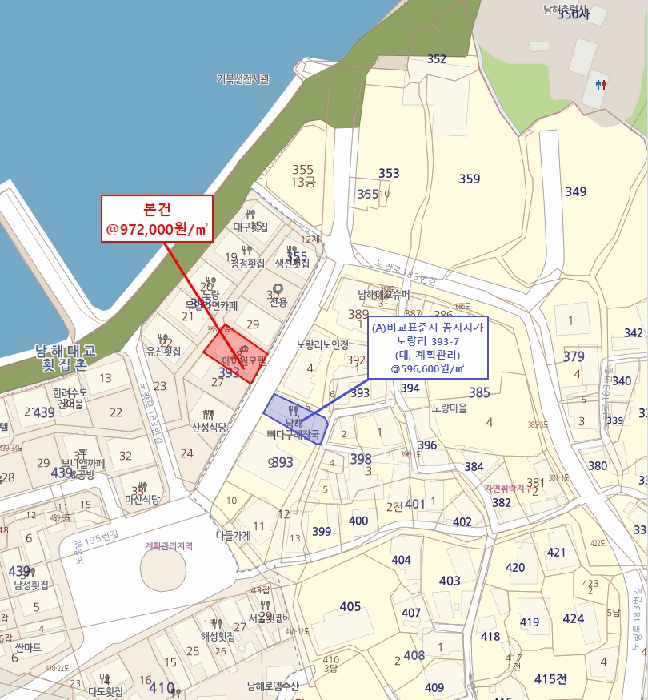 경상남도 남해군 설천면 노량리 393-28
