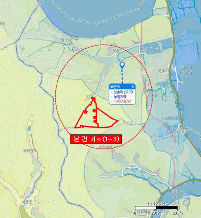 경상남도 진주시 대평면 상촌리 산169 외 2 필지