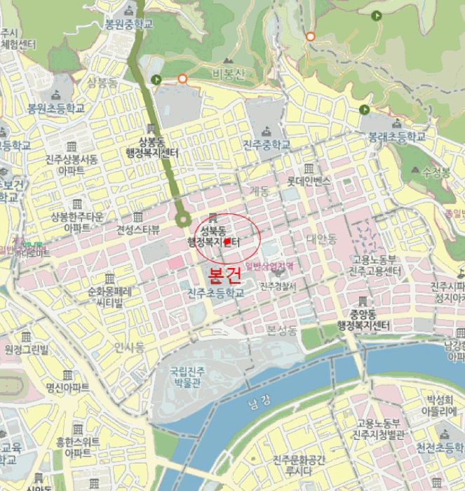 경상남도 진주시 봉곡동 109 외 1 필지