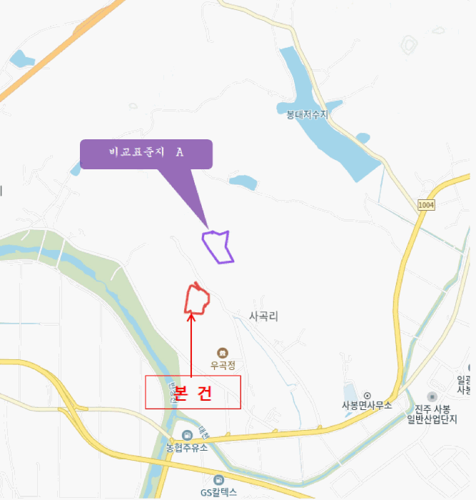 경상남도 진주시 사봉면 사곡리 산54