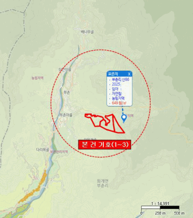 경상남도 하동군 화개면 부춘리 산87-1 외 2 필지