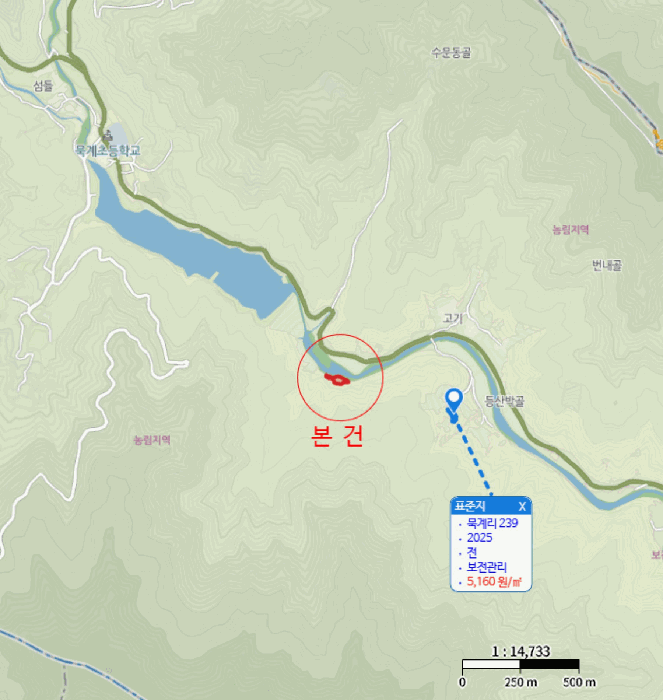 경상남도 하동군 청암면 묵계리 203 외 1 필지