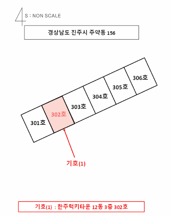 경상남도 진주시 주약동 156 한주럭키타운 12동 3층302호