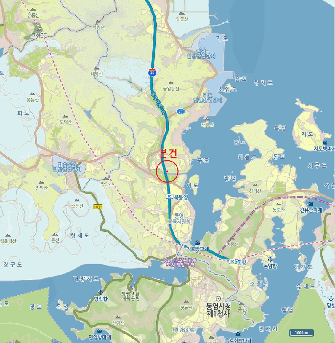 경상남도 통영시 광도면 노산리 83-9