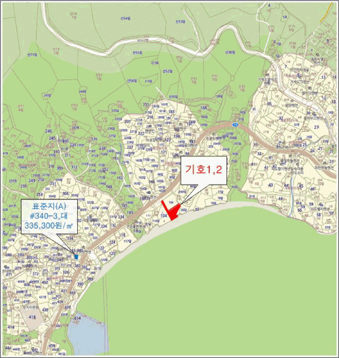 경상남도 거제시 일운면 망치리 104-2 외 1 필지