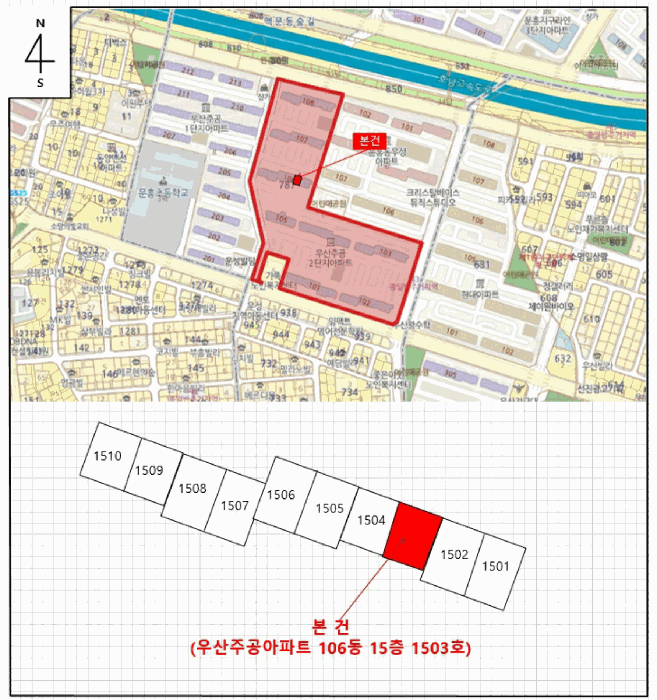 광주광역시 북구 문흥동 787-1 제106동 제15층 제1503호