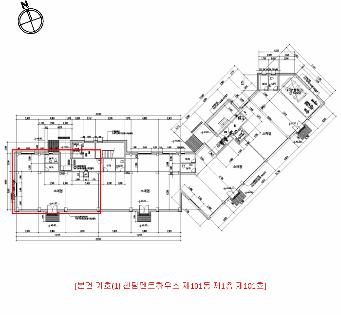 전라남도 완도군 신지면 신리 516, 516-4, 517-1 센텀펜트하우스 제101동 제1층 제101호