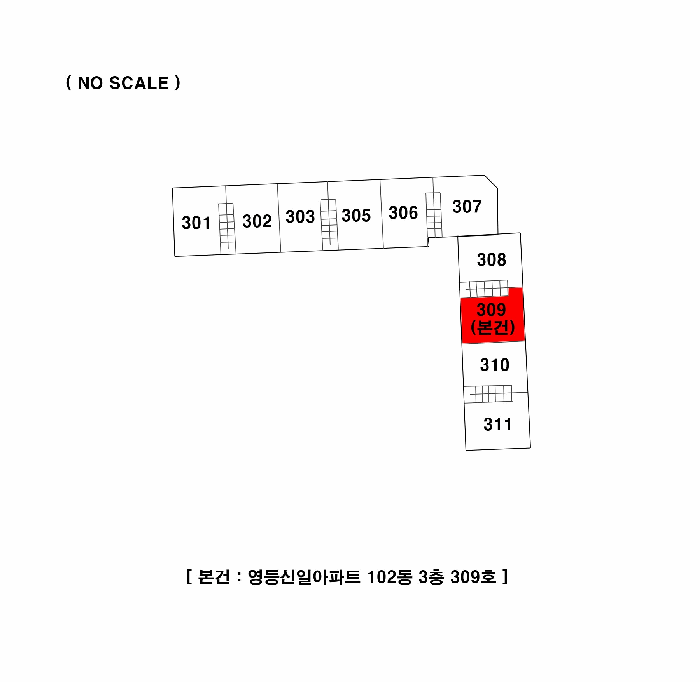 전북특별자치도 익산시 영등동 714-1 영등신일아파트 102동 3층309호