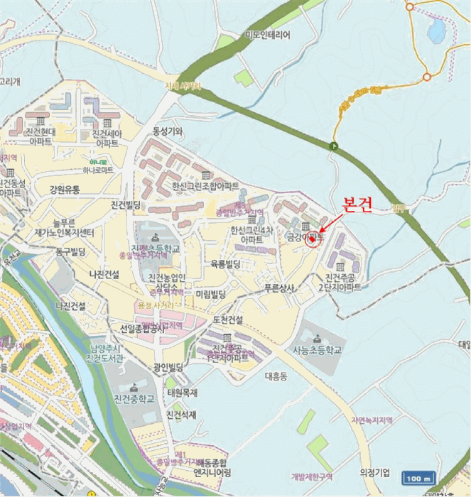 경기도 남양주시 진건읍 용정리 369-1 금강아파트 106동 1층103호