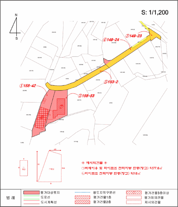 경기도 남양주시 화도읍 가곡리 158-42 에이동 외 4 필지 외 1개 동