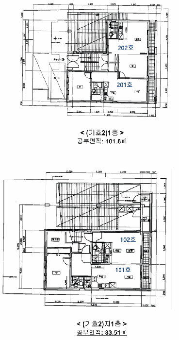 지적 및 건물개황도