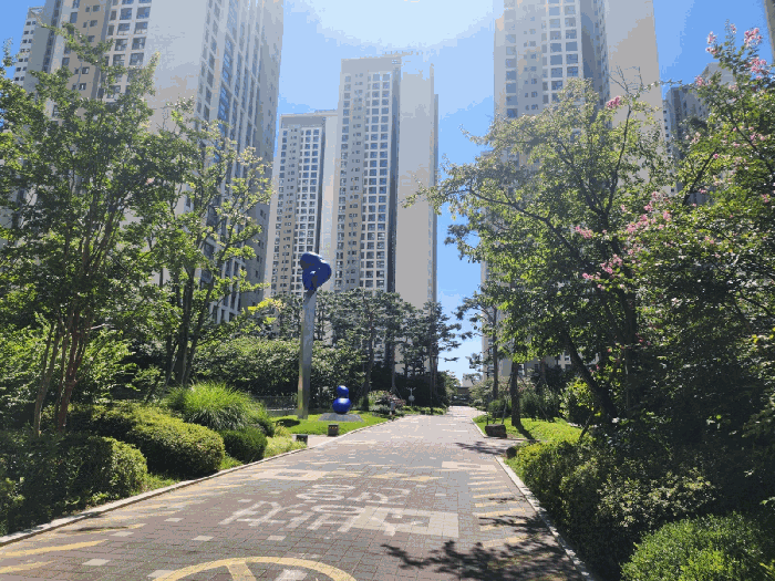 단지 내부 전경